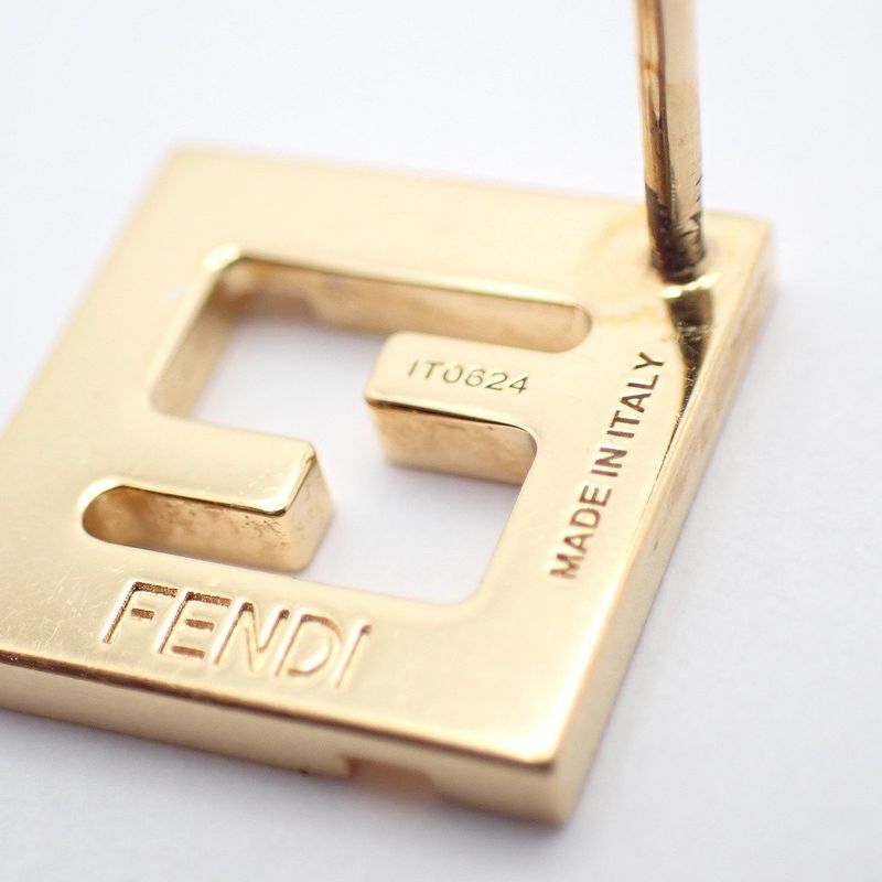 Fendi Forever Earrings Gold