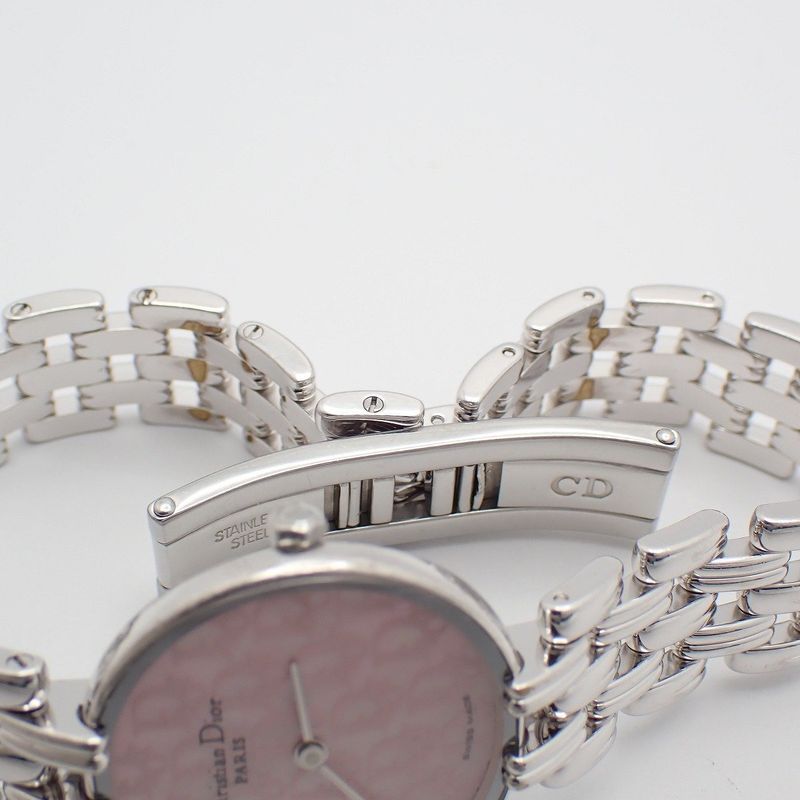 Dior Bagheera Quartz Watch Pink Shell Dial