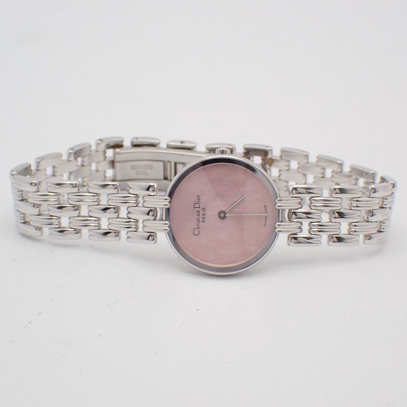 Dior Bagheera Quartz Watch Pink Shell Dial