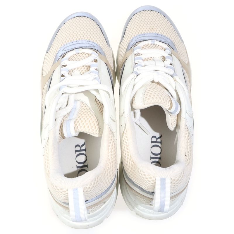 Dior Low Top Low Cut Sneakers White Beige 42.5
