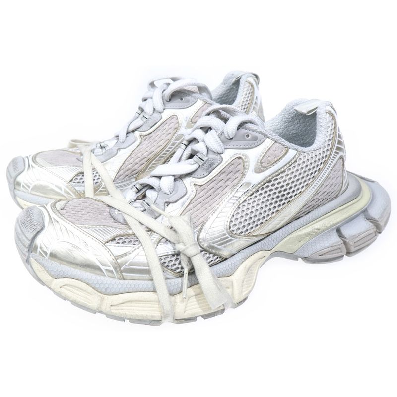 Balenciaga Sneaker Distressed Mesh Sneakers Gray