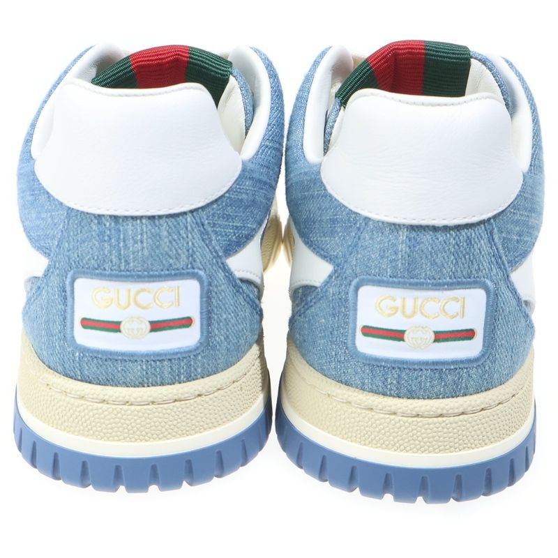 Gucci Reweb Denim Low Cut Sneakers Indigo
