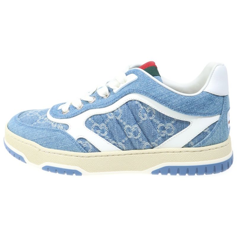 Gucci Reweb Denim Low Cut Sneakers Indigo