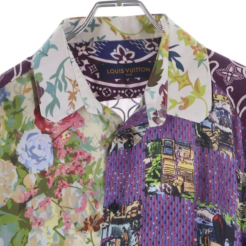 Louis Vuitton Monogram Flower Silk Shirt Multi