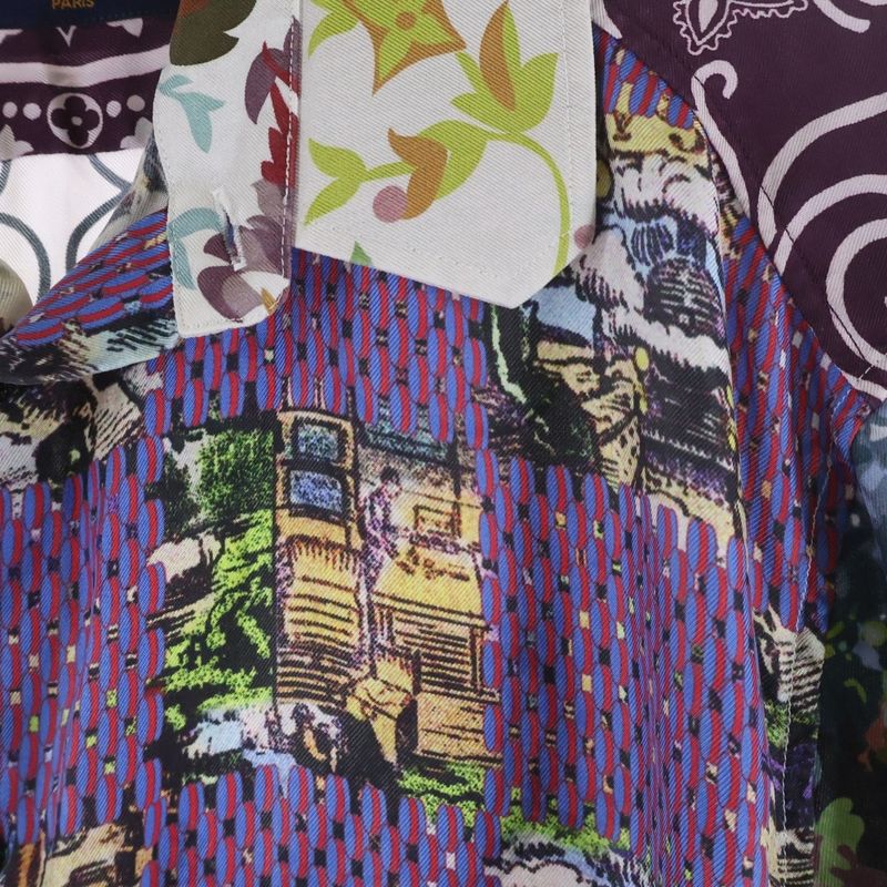 Louis Vuitton Monogram Flower Silk Shirt Multi