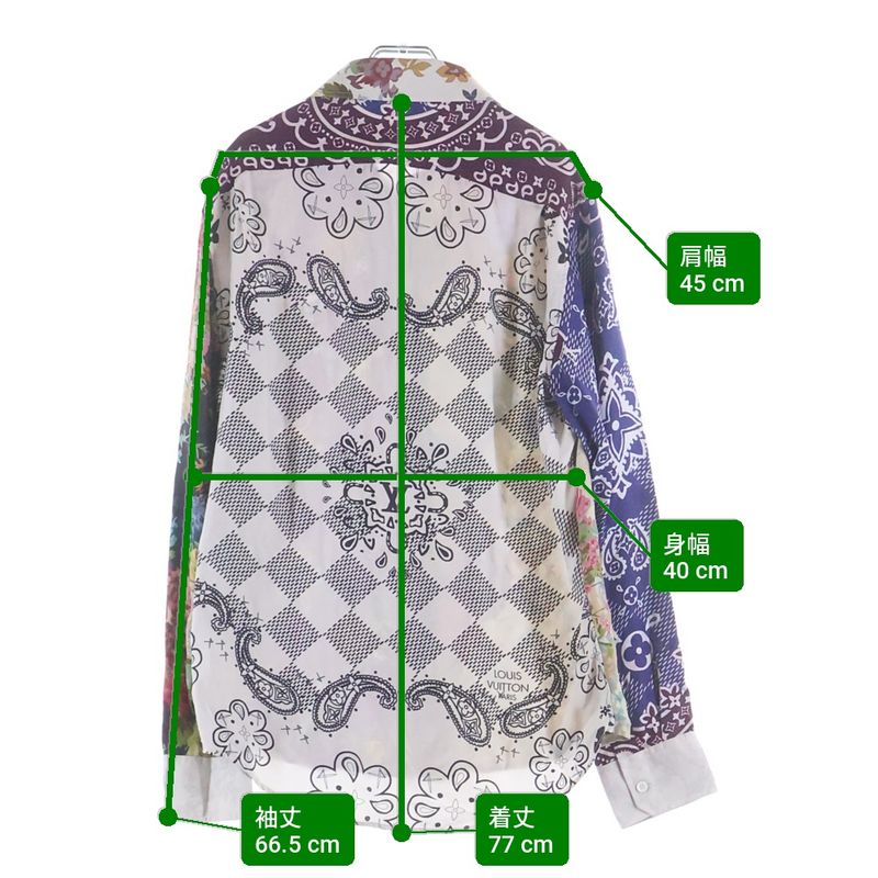 Louis Vuitton Monogram Flower Silk Shirt Multi