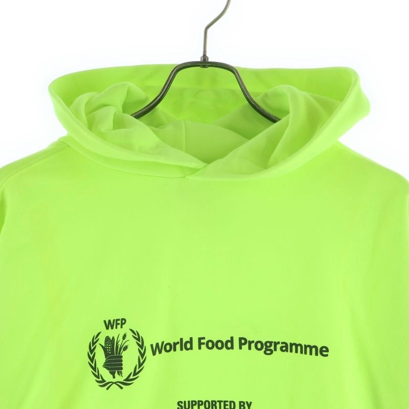 Balenciaga World Food Program Hoodie Logo Print Pullover Sweater