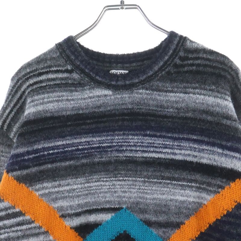 Loewe Jacquard Sweater Gray