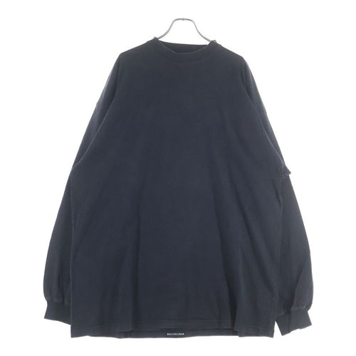 Balenciaga Back Label Oversized Long Sleeve Tee Shirt
