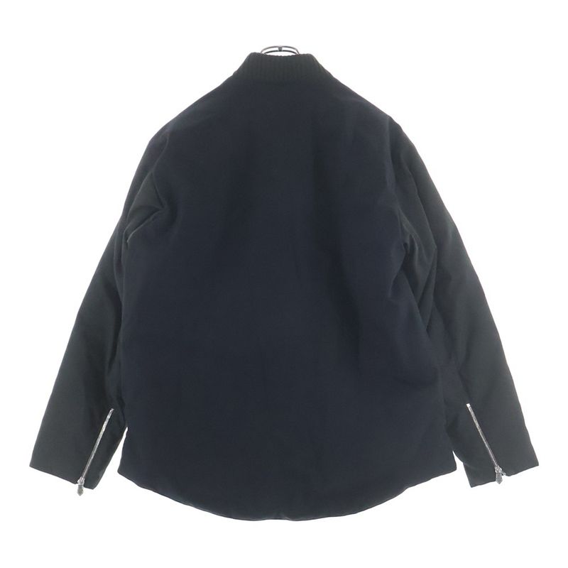 Hermes Rib Collar Pocket Jacket Olive Black