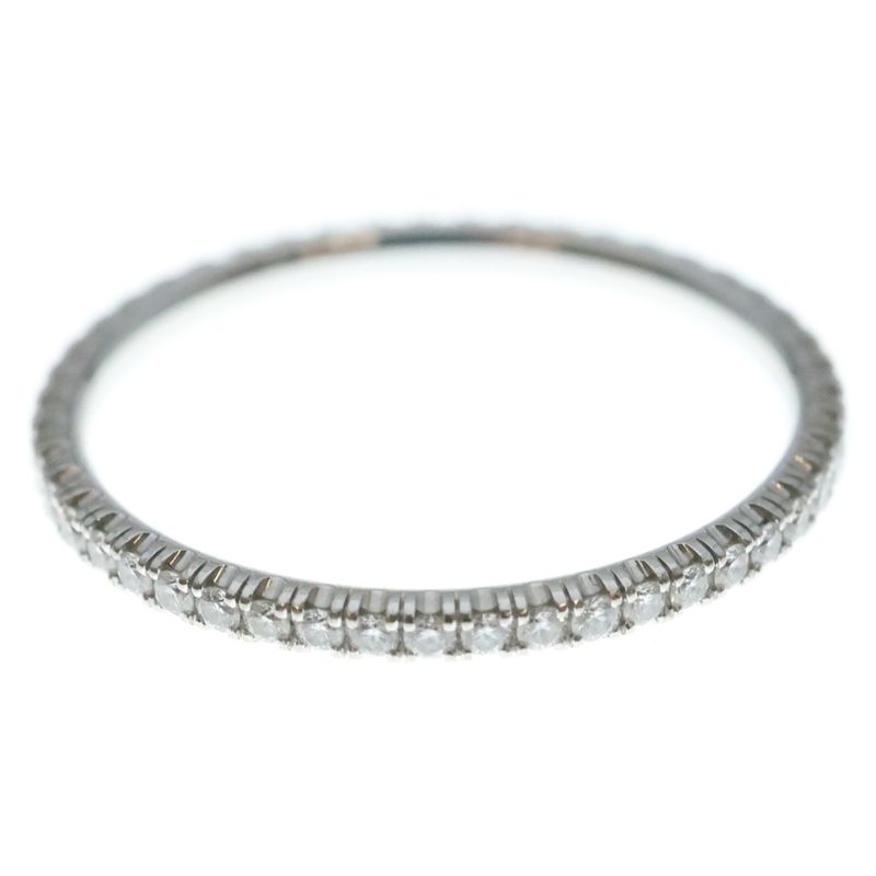 Cartier Etincelle de Full Eternity Diamond Ring White Gold 51