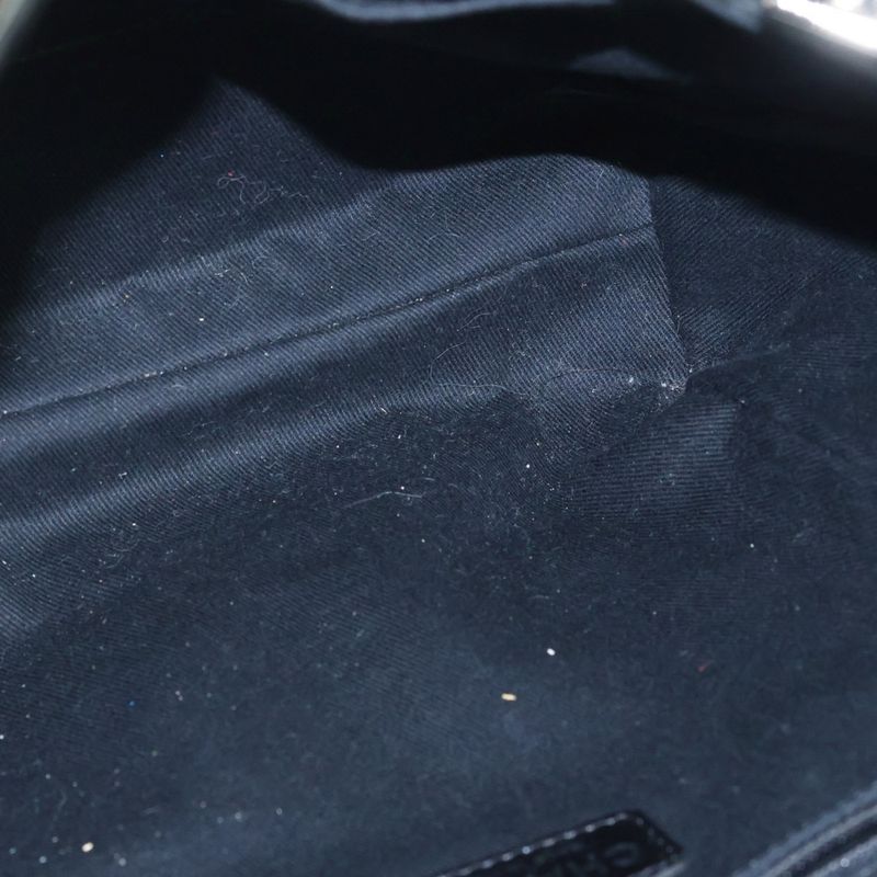 Chanel Deauville PM Shoulder Bag Tote Gray Canvas