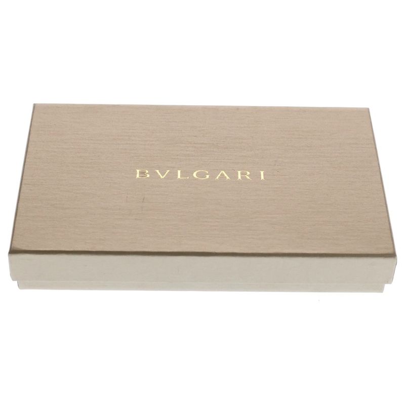 Bvlgari Wallet Black Leather