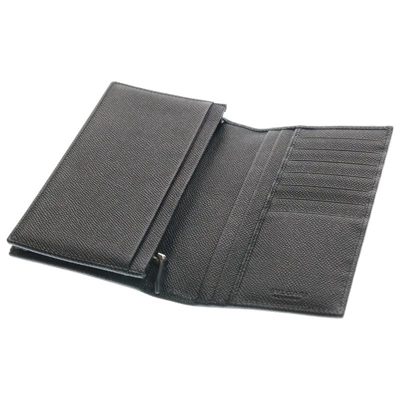 Bvlgari Wallet Black Leather