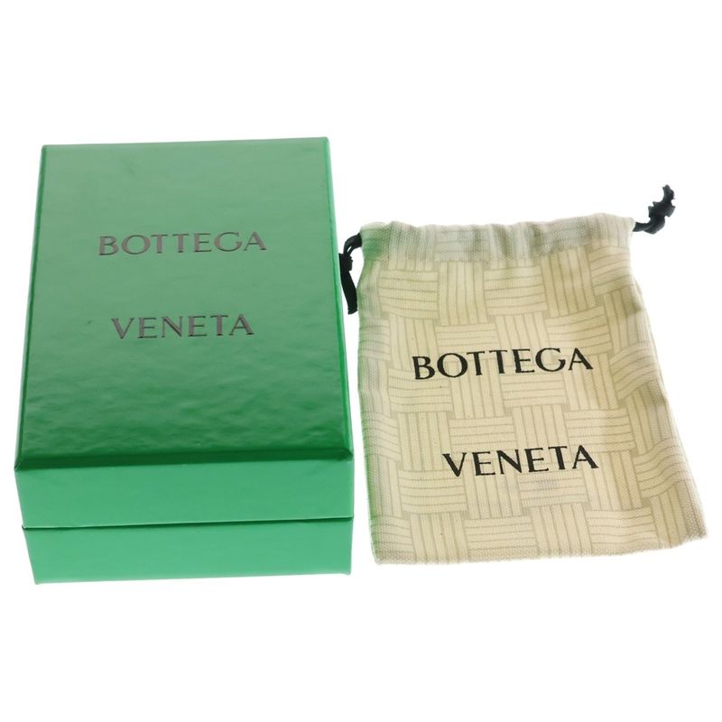 Bottega Veneta Cassette Cles Card Case Business Holder Black Green