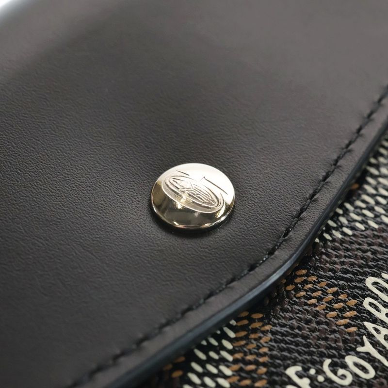 Goyard Saint Gabriel Wallet Black Leather