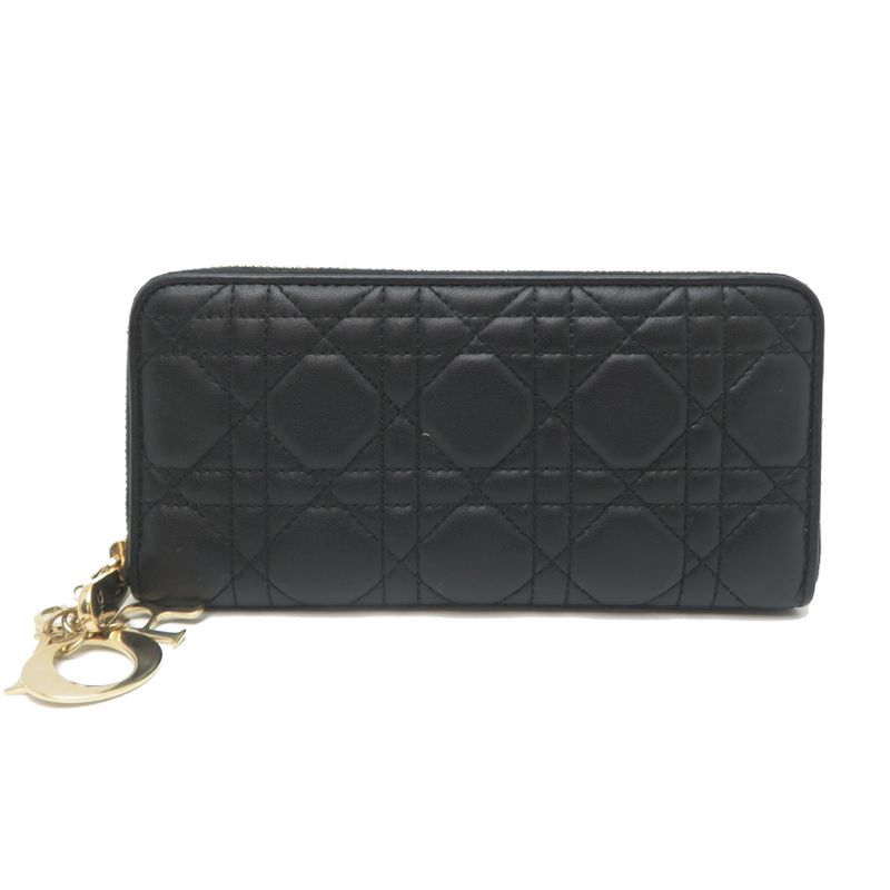 Dior Wallet Lambskin Black