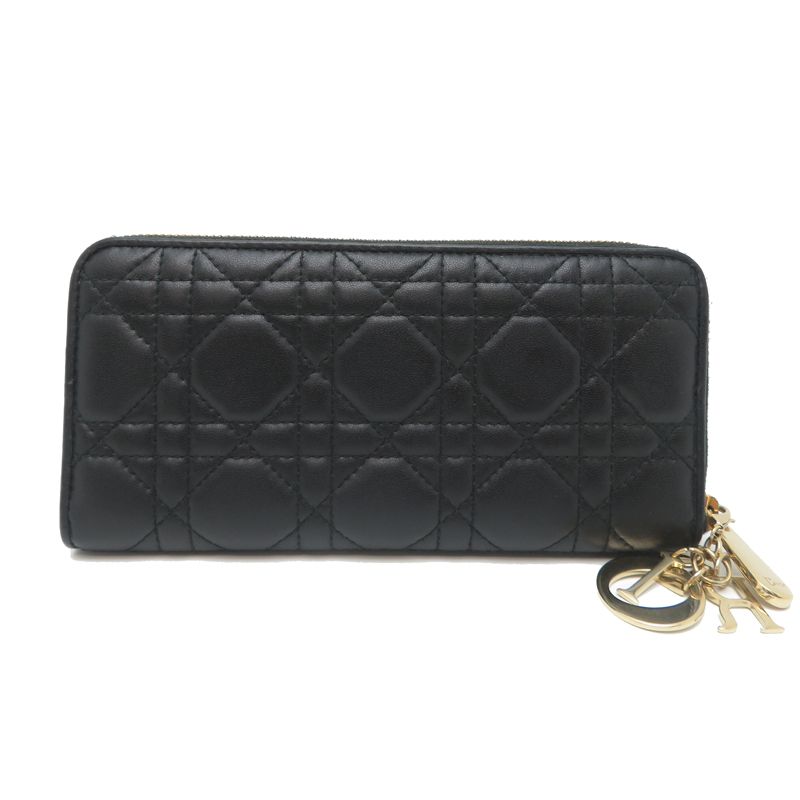 Dior Wallet Lambskin Black