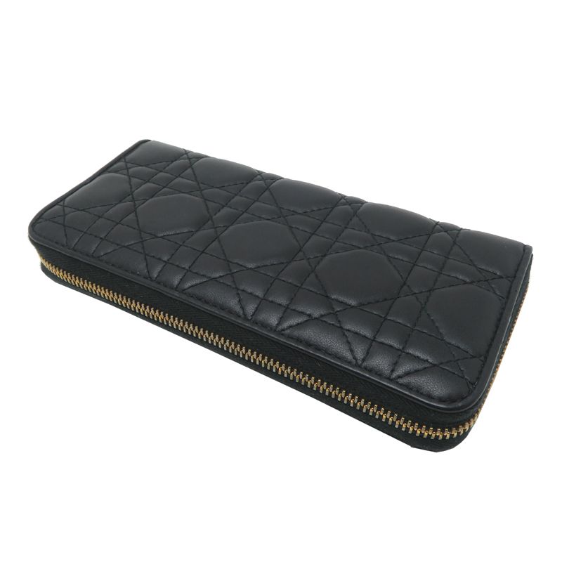 Dior Wallet Lambskin Black