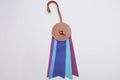 Hermes Paddock Flot Bag Charm Vache Hunter Agneau Milo Multicolor