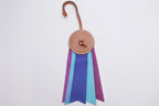 Hermes Paddock Flot Bag Charm Vache Hunter Agneau Milo Multicolor