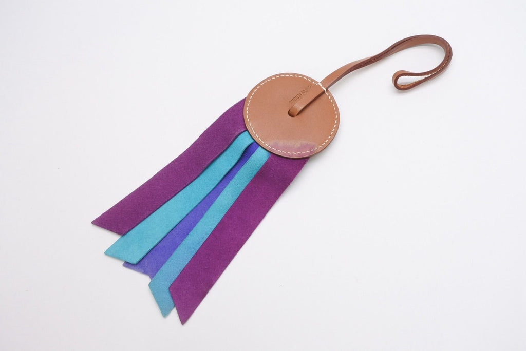 Hermes Paddock Flot Bag Charm Vache Hunter Agneau Milo Multicolor — view 3