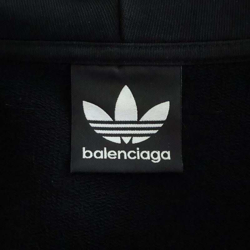 Balenciaga Hoodie Large Fit Sweatshirt Adidas Logo Sweater