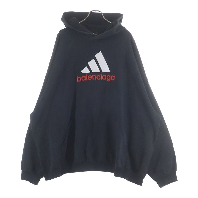 Balenciaga Hoodie Large Fit Sweatshirt Adidas Logo Sweater