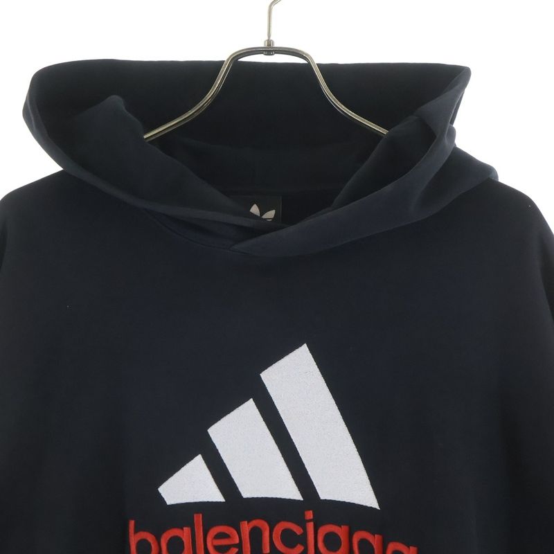 Balenciaga Hoodie Large Fit Sweatshirt Adidas Logo Sweater