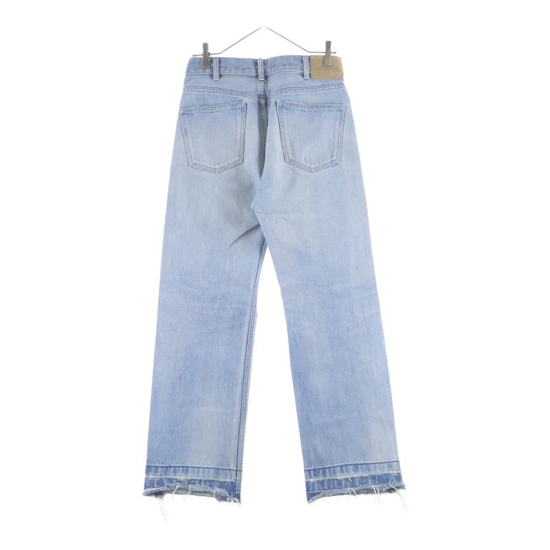 Celine Wesley Jeans West Side Wash Destroy Denim Pants Indigo