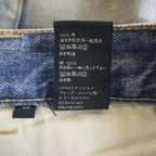 Celine Wesley Jeans West Side Wash Destroy Denim Pants Indigo