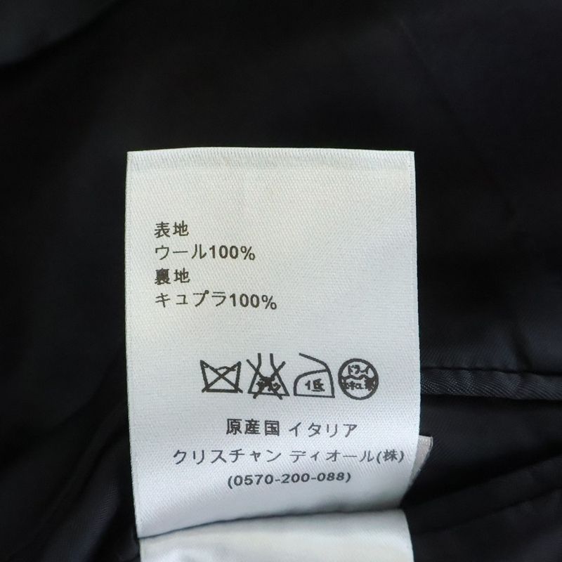 Dior Homme Wool Tailored Jacket Peak Lapel Smoking