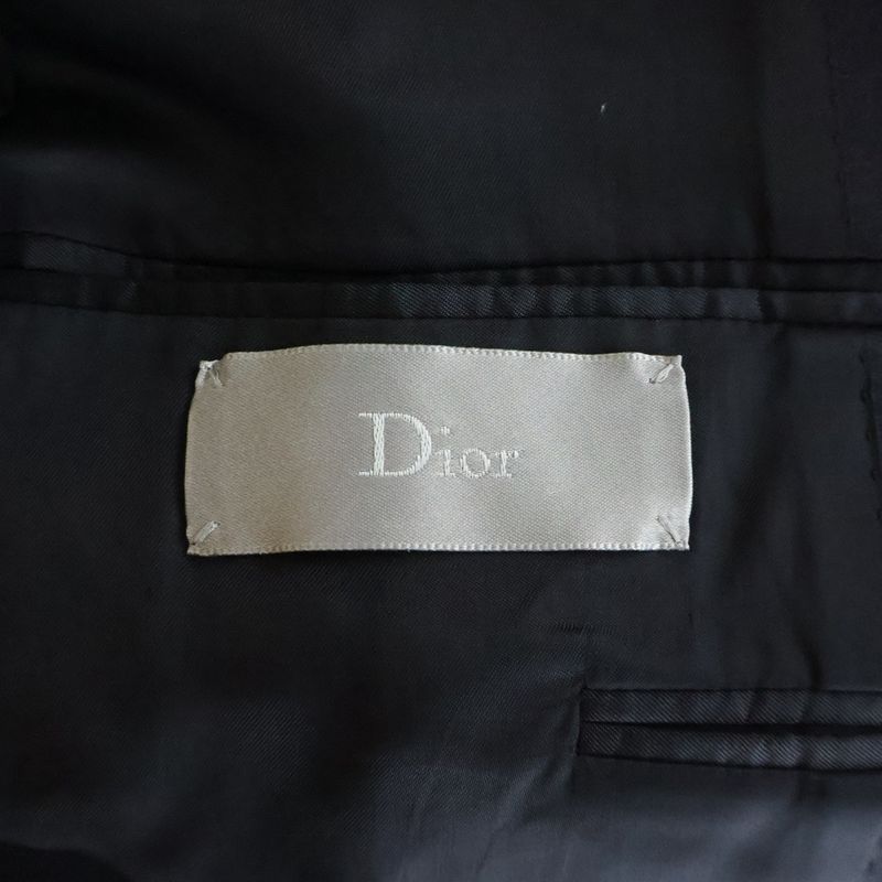 Dior Homme Wool Tailored Jacket Peak Lapel Smoking