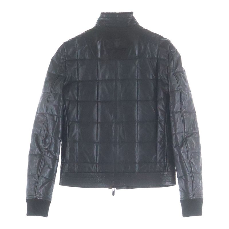 Gucci Leather Jacket Quilted Black