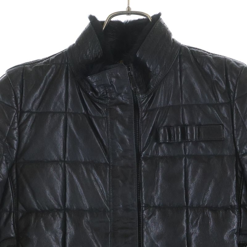 Gucci Leather Jacket Quilted Black