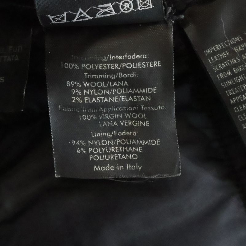 Gucci Leather Jacket Quilted Black