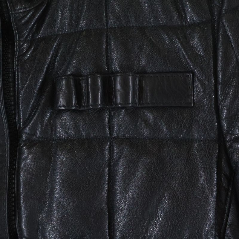 Gucci Leather Jacket Quilted Black