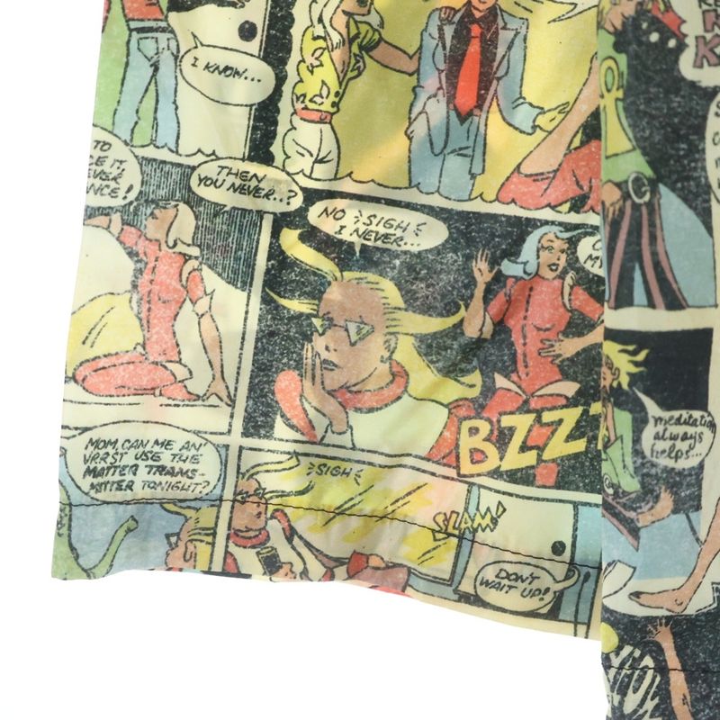 Prada Comic Nylon Jacket All Over Pattern Zip Up Hoodie Multi