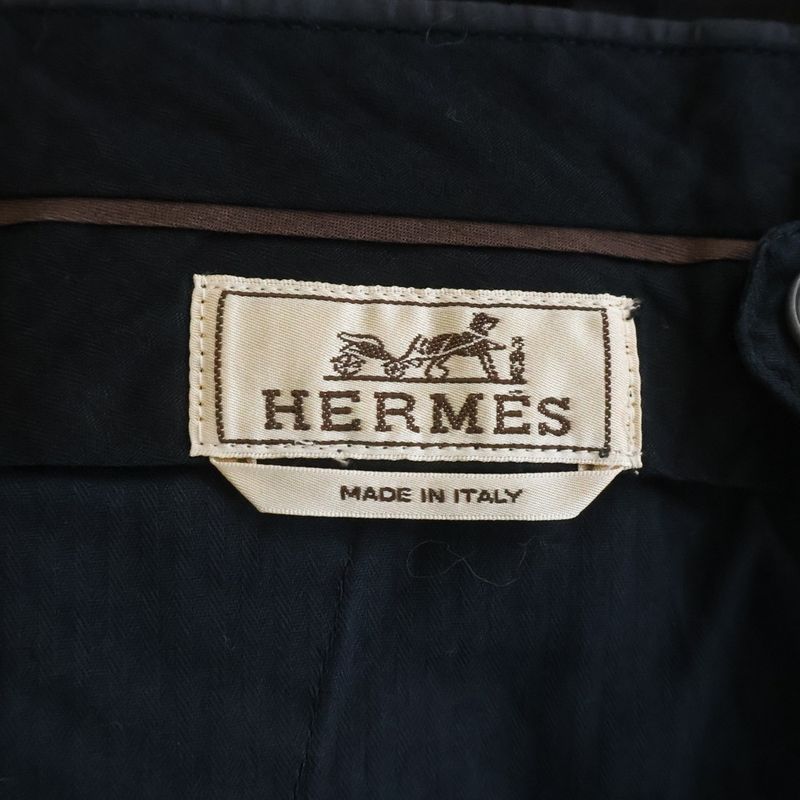 Hermes Trousers Pants Navy