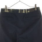 Dior Wool Pants Camouflage Contrast Trousers Black