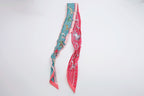 Hermes Twilly Horseback Equipment Multicolor Scarf — view 2