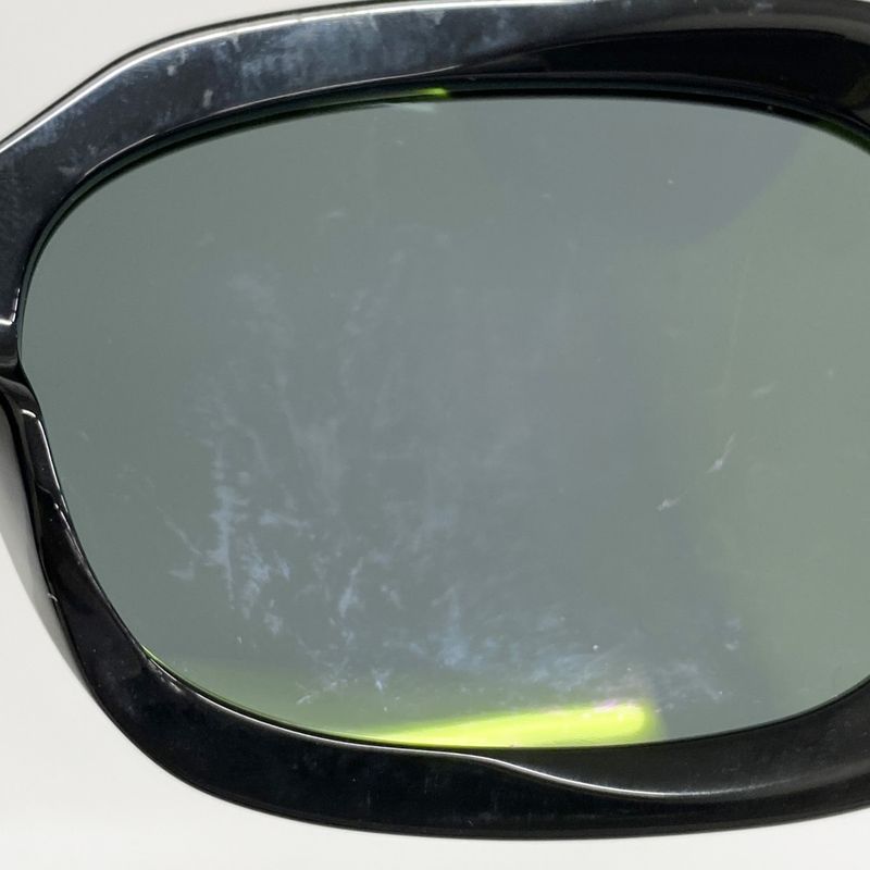 Chanel Sunglasses Plastic Black Gold