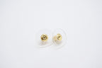 Chanel CC Logo Gold Glitter Earrings Metal — view 7