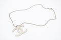 Chanel CC Logo Necklace 01 Rhinestone Metal