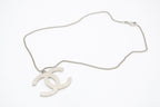 Chanel CC Logo Necklace 01 Rhinestone Metal