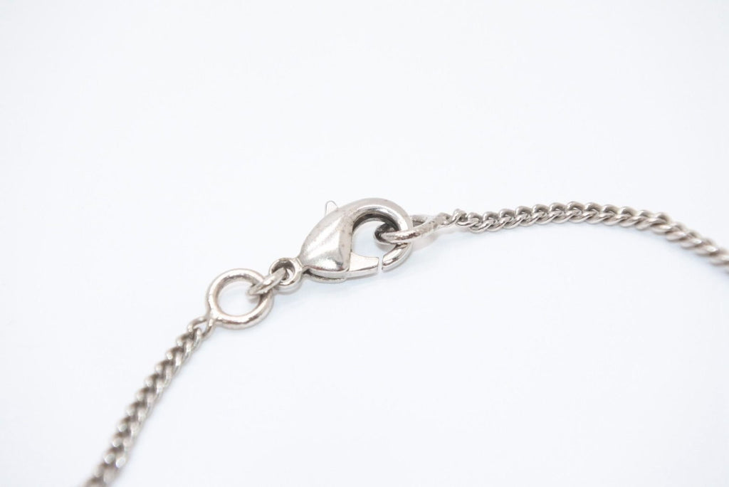 Chanel CC Logo Necklace 01 Rhinestone Metal — view 7