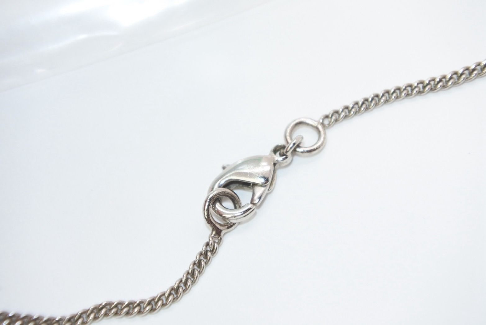 Chanel CC Logo Necklace 01 Rhinestone Metal — view 6