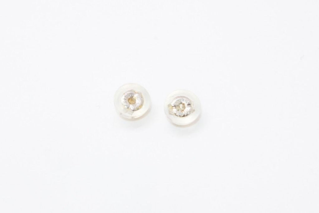 Chanel CC Logo Earrings 05 Color Stone Metal Silver — view 7