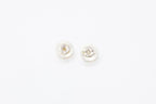 Chanel CC Logo Earrings 05 Color Stone Metal Silver — view 7