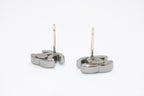 Chanel CC Logo Earrings 05 Color Stone Metal Silver — view 5